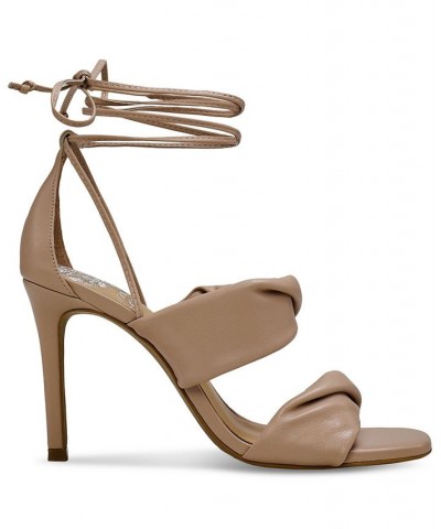 Andrequa Lace-Up Ankle-Tie Stiletto Dress Sandals Pink $55.47 Shoes