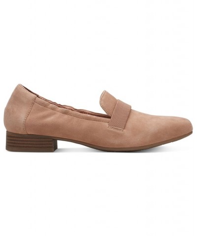 Women's Tilmont Eve Slip-On Comfort Loafer Flats Tan/Beige $42.00 Shoes