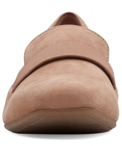 Women's Tilmont Eve Slip-On Comfort Loafer Flats Tan/Beige $42.00 Shoes