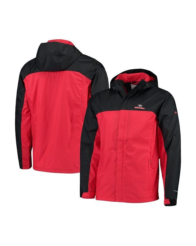 Men's Black, Red Georgia Bulldogs Glennaker Storm Full-Zip Jacket $36.00 Jackets