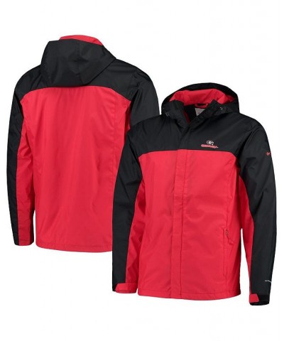 Men's Black, Red Georgia Bulldogs Glennaker Storm Full-Zip Jacket $36.00 Jackets