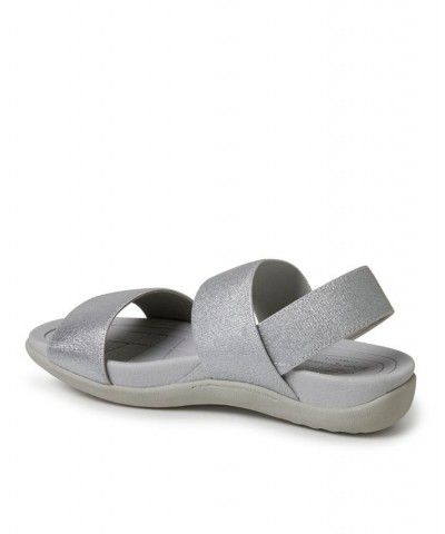 Women's Sloane Back Strap Sandals Gray $28.20 Shoes