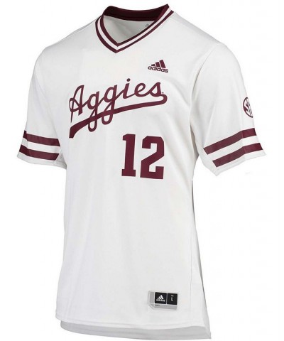 Men's White Texas A&M Aggies Replica Baseball Jersey $41.40 Jersey