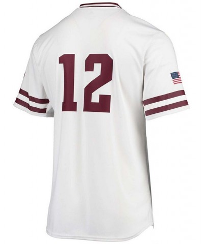 Men's White Texas A&M Aggies Replica Baseball Jersey $41.40 Jersey