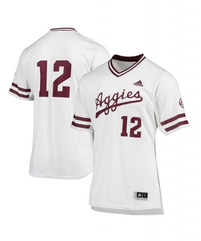 Men's White Texas A&M Aggies Replica Baseball Jersey $41.40 Jersey