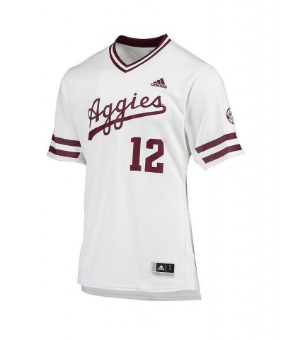 Men's White Texas A&M Aggies Replica Baseball Jersey $41.40 Jersey