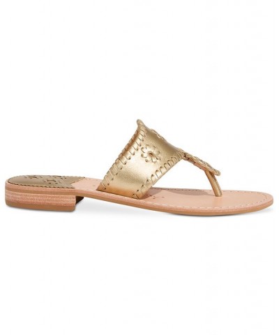 Women's Jacks Slip-On Flat Sandals PD09 $48.30 Shoes