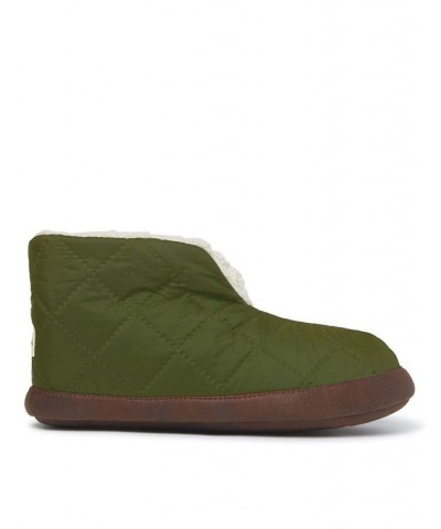 Men's Haven Warm Up Nylon Bootie Slippers Green $27.00 Shoes