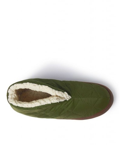 Men's Haven Warm Up Nylon Bootie Slippers Green $27.00 Shoes