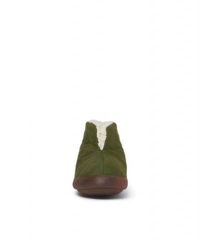 Men's Haven Warm Up Nylon Bootie Slippers Green $27.00 Shoes