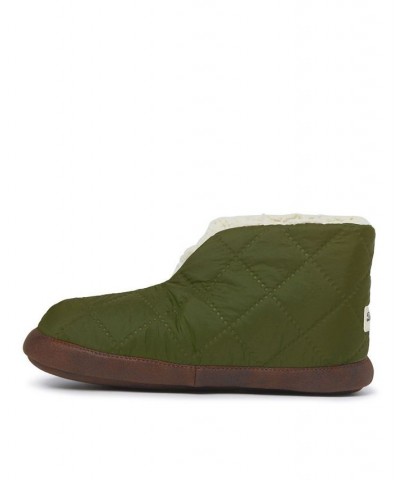 Men's Haven Warm Up Nylon Bootie Slippers Green $27.00 Shoes