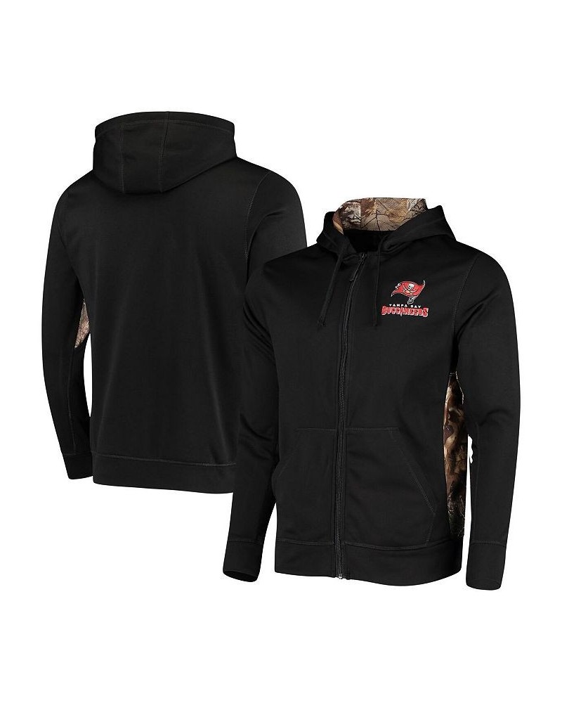 Men's Black, Realtree Camo Tampa Bay Buccaneers Decoy Tech Fleece Full-Zip Hoodie $46.74 Sweatshirt