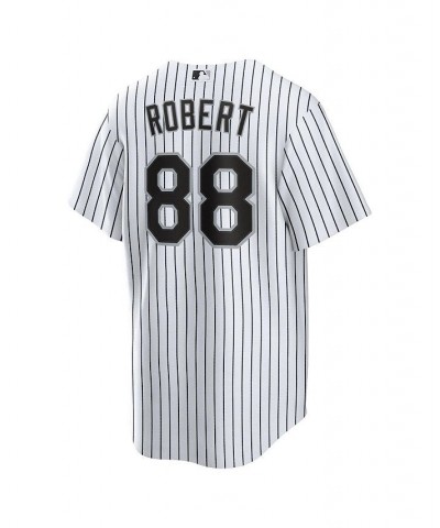 Men's Luis Robert White Chicago White Sox Replica Player Name Jersey $56.55 Jersey