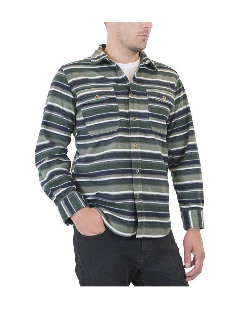 Men's Koppie Polar Fleece Shirt Green $39.74 Shirts