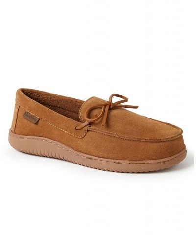 Men's Woodstock Energy Return Moccasin Slippers Brown $44.10 Shoes
