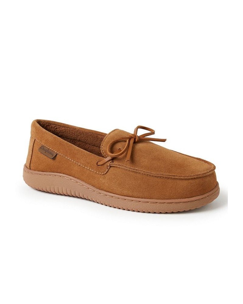 Men's Woodstock Energy Return Moccasin Slippers Brown $44.10 Shoes