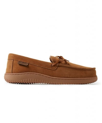 Men's Woodstock Energy Return Moccasin Slippers Brown $44.10 Shoes