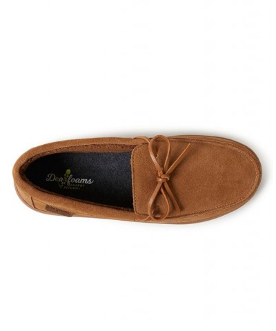 Men's Woodstock Energy Return Moccasin Slippers Brown $44.10 Shoes