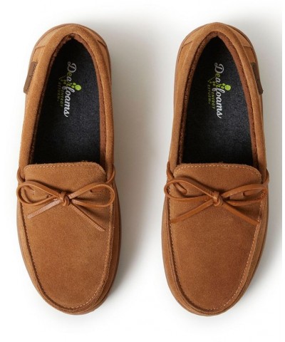 Men's Woodstock Energy Return Moccasin Slippers Brown $44.10 Shoes