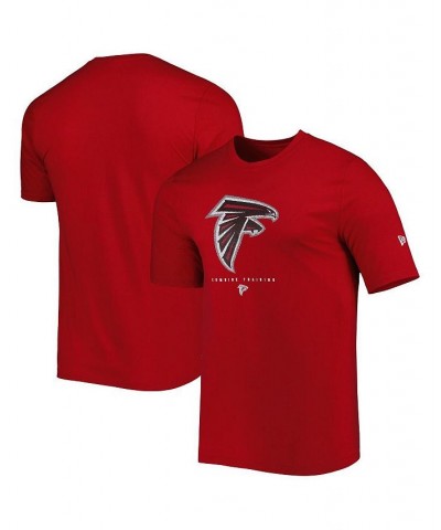 Men's Red Atlanta Falcons Combine Authentic Ball Logo T-shirt $18.24 T-Shirts