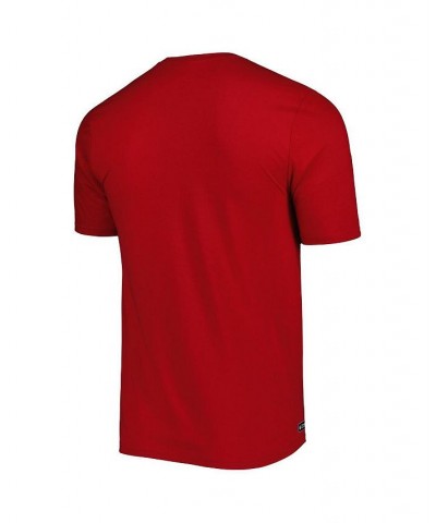 Men's Red Atlanta Falcons Combine Authentic Ball Logo T-shirt $18.24 T-Shirts