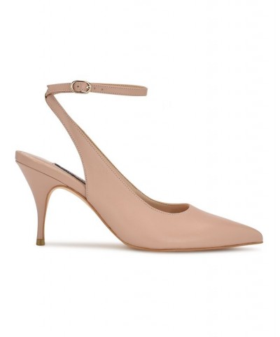 Women's Boca Pointy Toe Ankle Strap Dress Pumps PD02 $35.97 Shoes