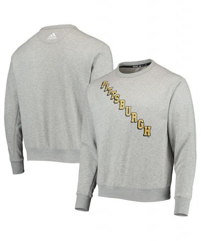 Men's Heathered Gray Pittsburgh Penguins Alternate Logo Pullover Sweatshirt $43.19 Sweatshirt