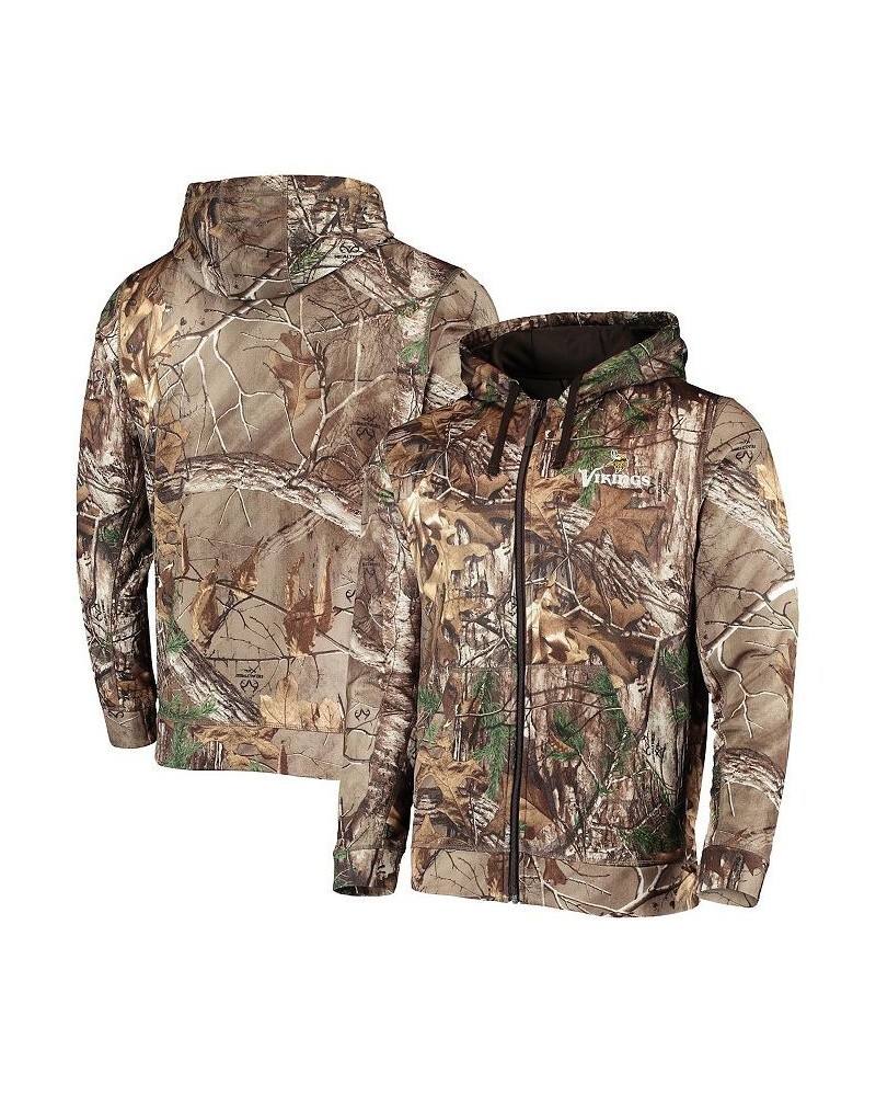 Men's Realtree Camo Minnesota Vikings Trophy Tech Fleece Full-Zip Hoodie $45.04 Sweatshirt