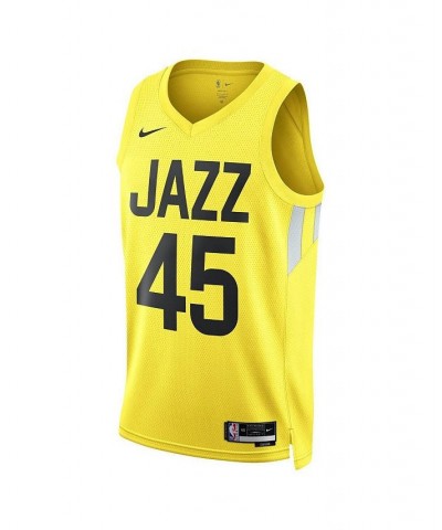 Men's and Women's Donovan Mitchell Gold Utah Jazz 2022/23 Swingman Jersey - Icon Edition $52.99 Jersey