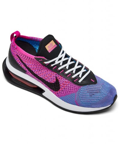Women's Air Max Flyknit Racer Casual Sneakers Multi $59.50 Shoes