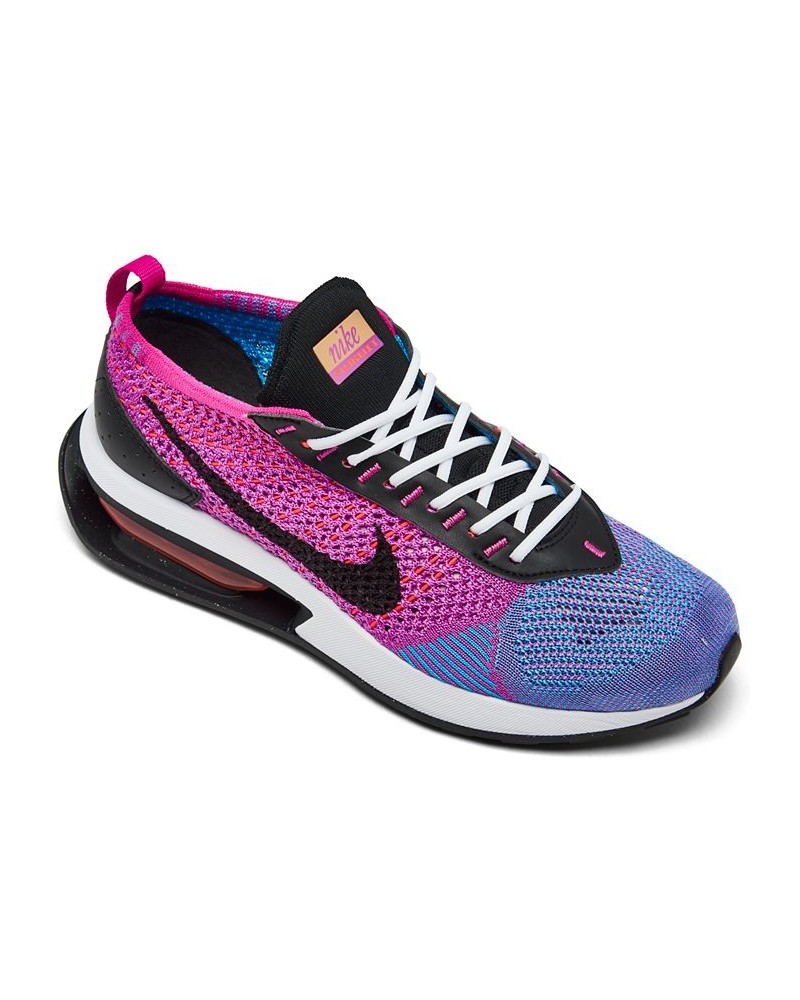 Women's Air Max Flyknit Racer Casual Sneakers Multi $59.50 Shoes