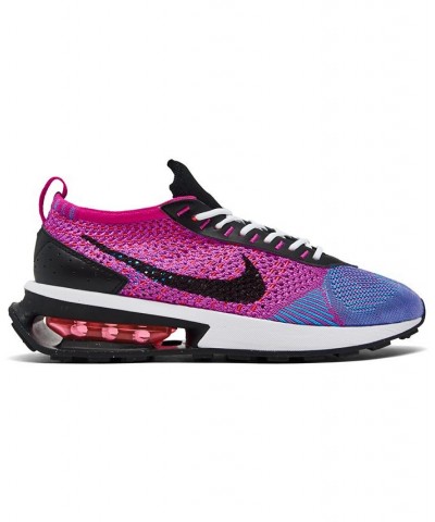 Women's Air Max Flyknit Racer Casual Sneakers Multi $59.50 Shoes