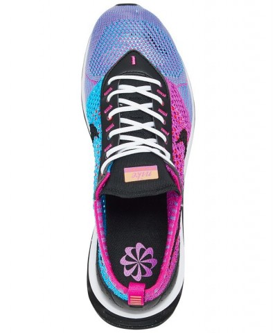 Women's Air Max Flyknit Racer Casual Sneakers Multi $59.50 Shoes