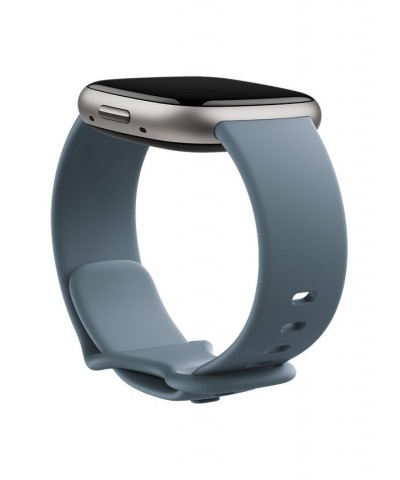 Versa 4 Waterfall Blue Platinum Smartwatch, 39mm $73.48 Watches