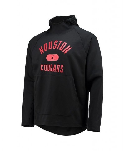 Men's Brand Black Houston Cougars Spotlight Raglan Pullover Hoodie $42.39 Sweatshirt