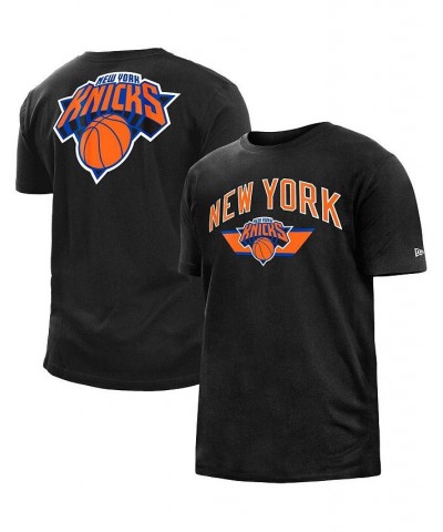 Men's Black New York Knicks 2022/23 City Edition Brushed Jersey T-shirt $21.19 T-Shirts