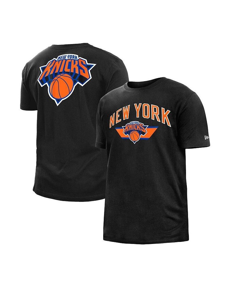 Men's Black New York Knicks 2022/23 City Edition Brushed Jersey T-shirt $21.19 T-Shirts