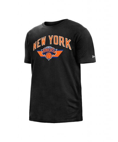 Men's Black New York Knicks 2022/23 City Edition Brushed Jersey T-shirt $21.19 T-Shirts