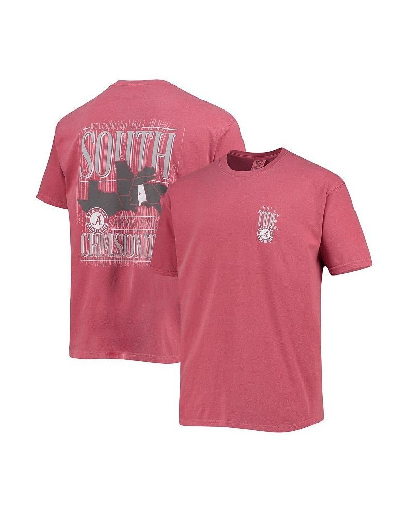 Men's Crimson Alabama Crimson Tide Comfort Colors Welcome to the South T-shirt $23.51 T-Shirts