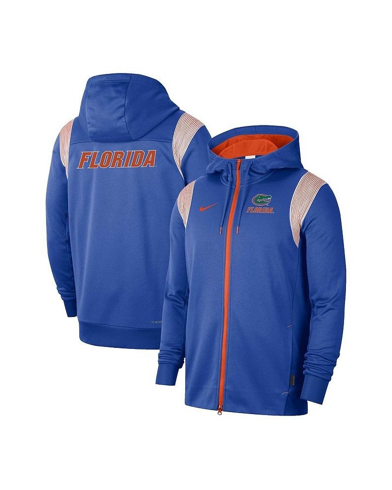 Men's Royal Florida Gators 2022 Sideline Lockup Performance Full-Zip Hoodie Jacket $44.10 Jackets