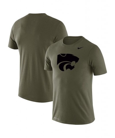 Men's Olive Kansas State Wildcats Tonal Logo Legend Performance T-shirt $24.50 T-Shirts