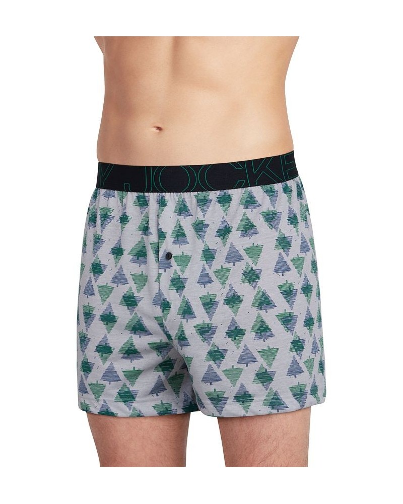 Men's ActiveBlend Moisture-Wicking 5" Boxers PD03 $11.14 Underwear