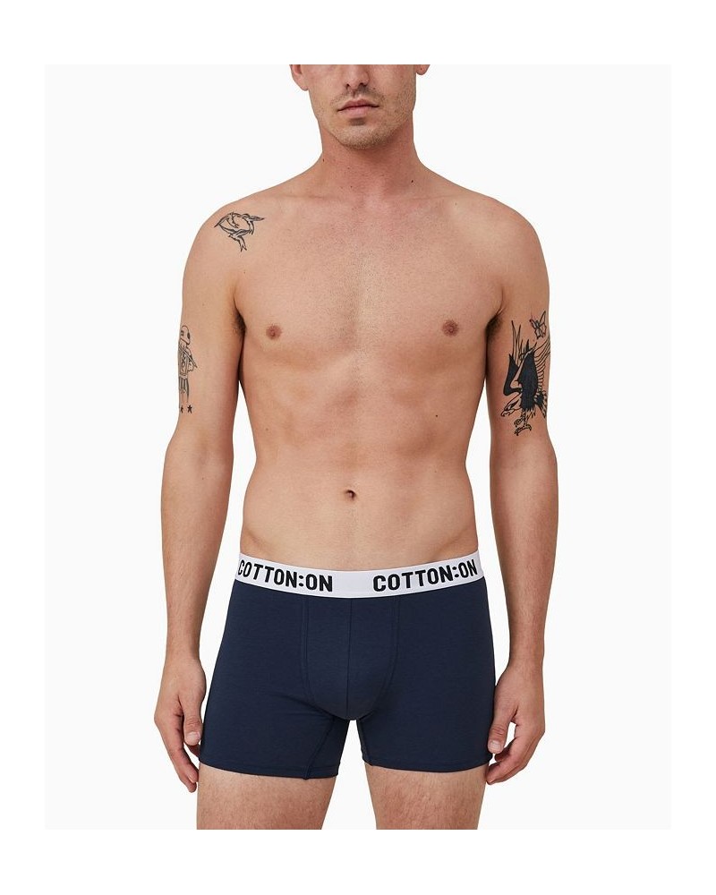 Men's Cotton Trunks Blue $12.30 Underwear