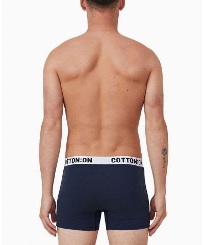 Men's Cotton Trunks Blue $12.30 Underwear