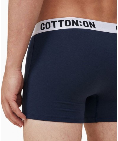 Men's Cotton Trunks Blue $12.30 Underwear