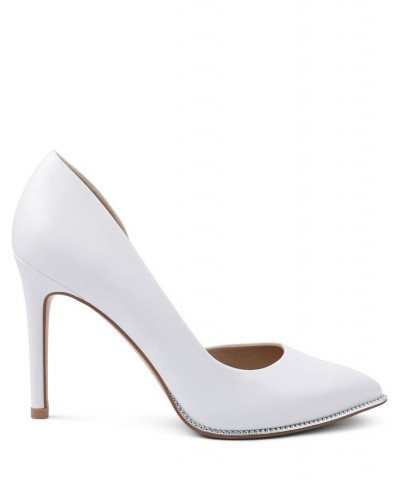 Women's Harnoy D'Orsay Pump White $49.05 Shoes