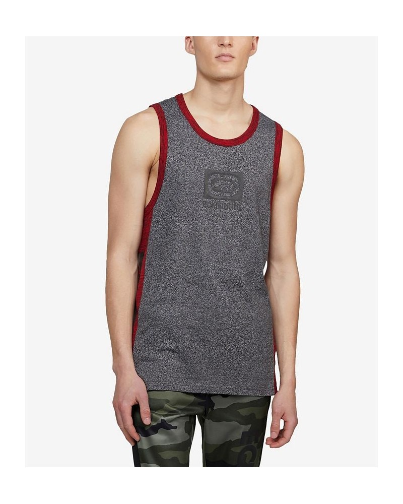 Men's Big and Tall Side Track Tank Top Gray 2 $25.44 T-Shirts