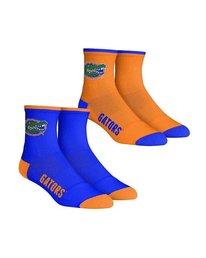 Men's Socks Florida Gators Core Team 2-Pack Quarter Length Sock Set $15.29 Socks