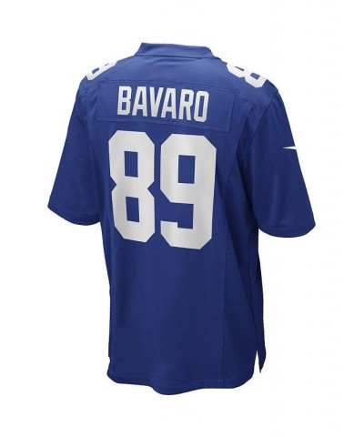 Men's Mark Bavaro Royal New York Giants Game Retired Player Jersey $43.87 Jersey