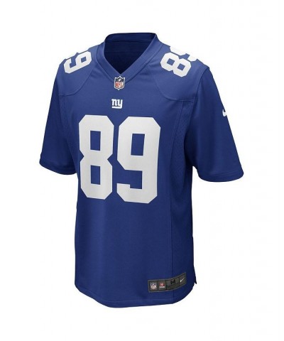 Men's Mark Bavaro Royal New York Giants Game Retired Player Jersey $43.87 Jersey